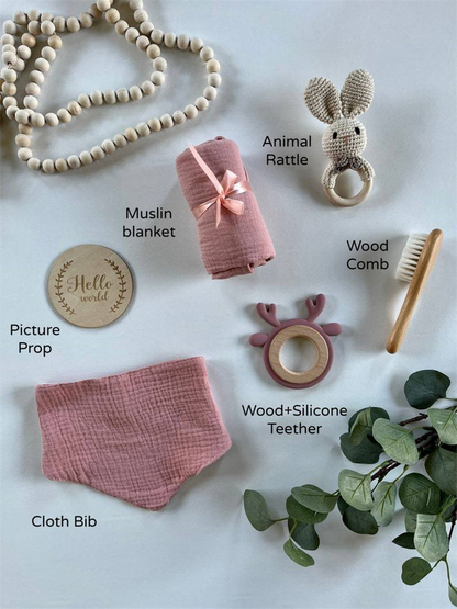 Baby Geschenk Set für Neugeborene 6-teilig