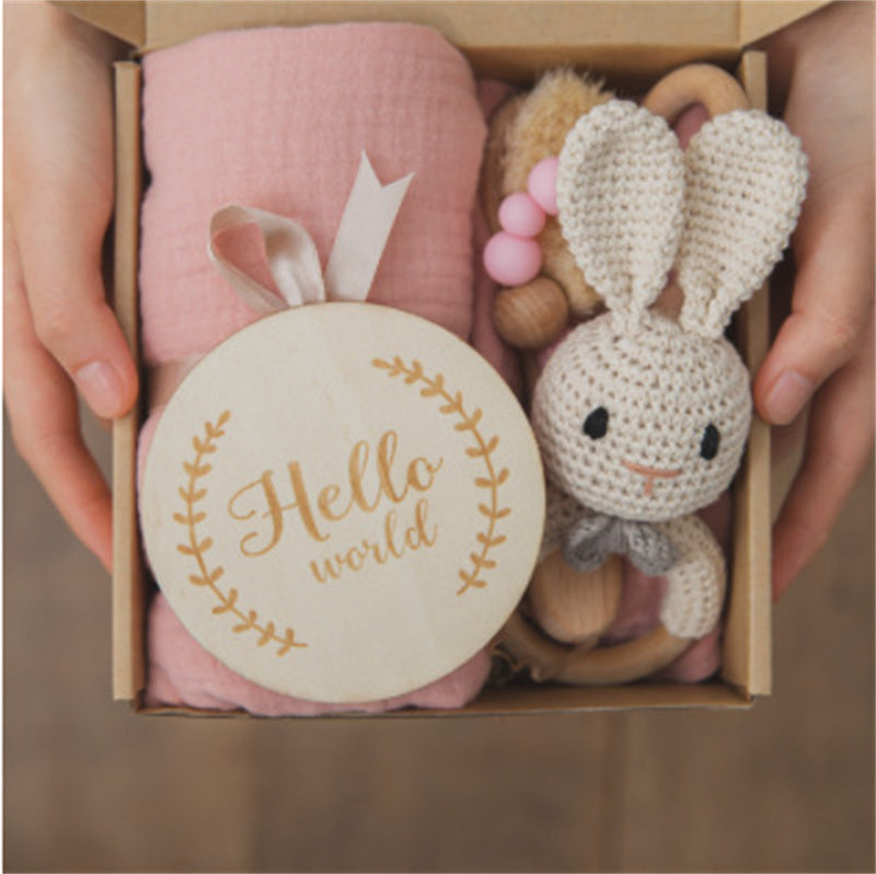 Baby Geschenk Set für Neugeborene 6-teilig