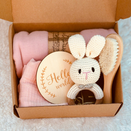 Baby Geschenk Set für Neugeborene 6-teilig