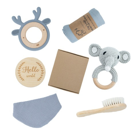 Baby Geschenk Set für Neugeborene 6-teilig